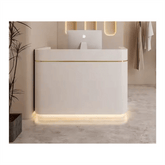 Modern Beauty Salon Reception Desk Salon commercial Furniture Checkout Counter QT03