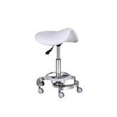 Vivinova ® Height Adjustable Cushion Leather Salon Beauty Bar Saddle Stool Chair With Pedal
