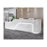 Modern Beauty Salon commercial Checkout Counter Storage Reception Desk QT12