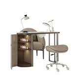 YOOCELL ® Glorall Manicure Table with Manicurist Chair and Guest Stools Chair Whole Set TR1802