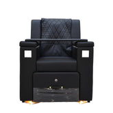 Electric Massage Reclining Foot Nail Pedicure Chair (No Pluming) With Large Armrest and Portable Basin PC-94 No plumbing