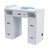 Greenlife® MDF Multi-Seats Nail Table N096 with Air Fan & UV Hole