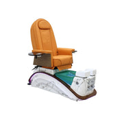 SalonLand Modern Electric Reclining Massage Pedicure Chair with Lights PC-84