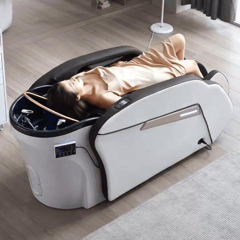 Salon equipment hair washing thai shampoo chair electric Massage head spa bed A012