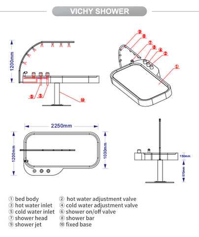 Modern Luxury Salon furniture spa water circulation Hair Washing Massage Chair Pedicure shampoo bed