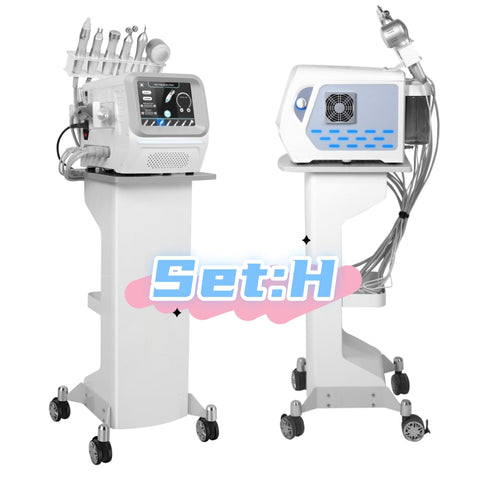 7-in-1 Professional RF Hydrogen Machine Ultra-Quiet No-needle Hydra Oxygen Facial System