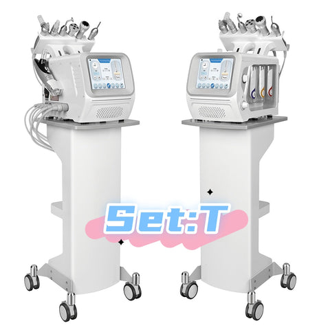 7-in-1 Professional RF Hydrogen Machine Ultra-Quiet No-needle Hydra Oxygen Facial System