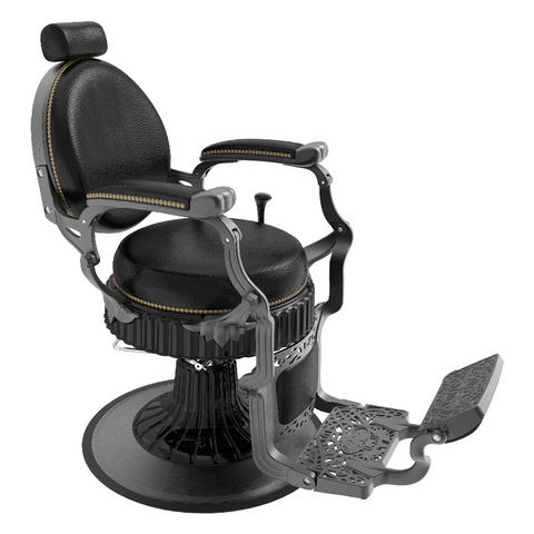 H. Master® Vintage Barber Chair Reclining Chair with Backrest 8788