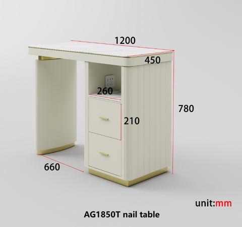 YOOCELL ® White Manicure Table with Manicurist Chair and Guest backrest Stools Chair Whole Set  (wholesale pricing available)