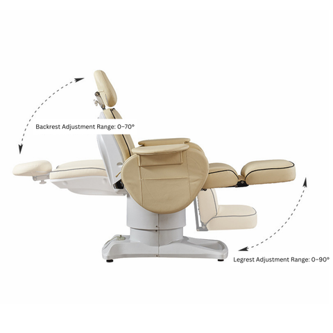 C'Artist® 3-Motors Electric Lash Facial Bed