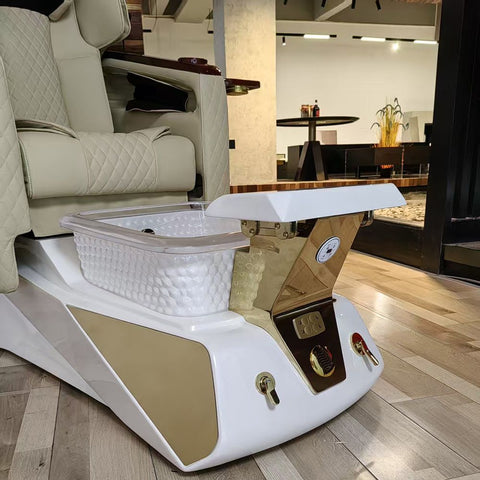 Greenlife® Luxury Electric Pedicure Chair with Massage & Auto Fill Crystal Basin