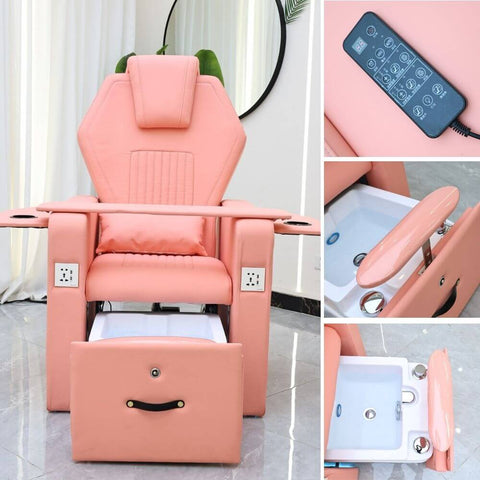SalonLand Pedicure Chair with Ceramic Basin Pedicure Sofa