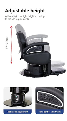 H.Master® Radiant-7 Electric Barber Chair 3-MOTOR