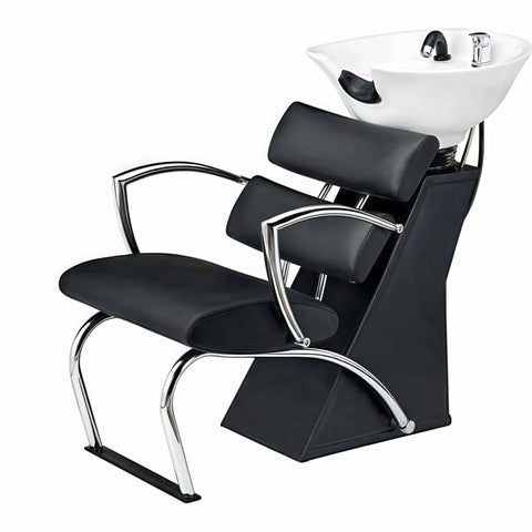 Premium Salon Shampoo Unit Sink chair with Ceramic Basin