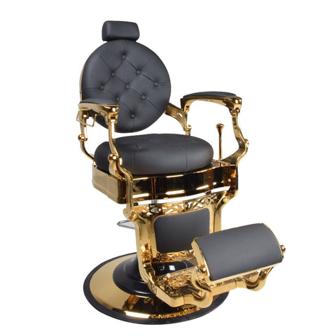 H.Master® Hair salon Retro large barber chair with Rich Yellow Gold Color or Other Rich Color