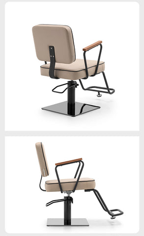 Lifting and rotating hair cutting chair for hair salon Y283