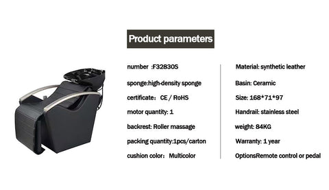 Automatic Electric Massage Hair Washing Bed for Salons S6170