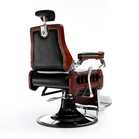 H.Master® Vintage Barber Chair Reclining Shaving Chair 8789