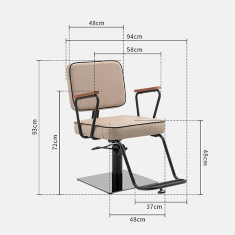 Lifting and rotating hair cutting chair for hair salon Y283