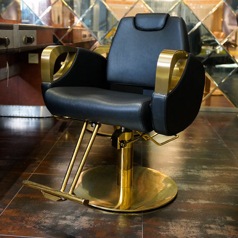 Vintage Barber Chair Reclining Chair with Backrest YL375