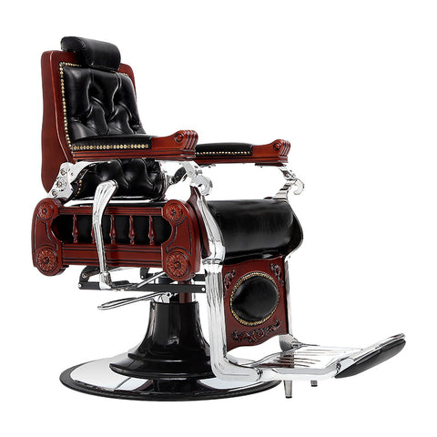 H.Master® Vintage Barber Chair Reclining Shaving Chair 8789