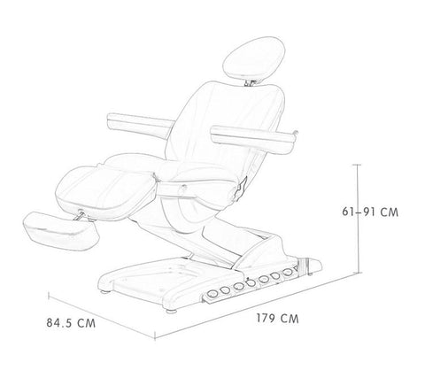 VIVINOVA® 4-motor Zenith Electric Beauty Bed