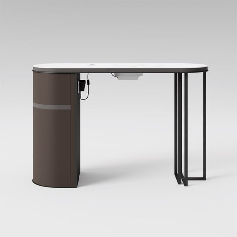 YOOCELL ® Glorall Manicure Table with Manicurist Chair and Guest Stools Chair Whole Set TR1802