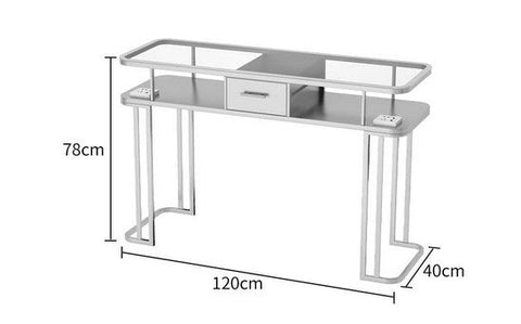 Instagram Style Glass Manicure Nail Table - GreenLife-