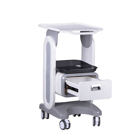 Single Drawer Salon Trolley Beauty Machine Trolley for Beauty SPA and Aesthetic Equipment