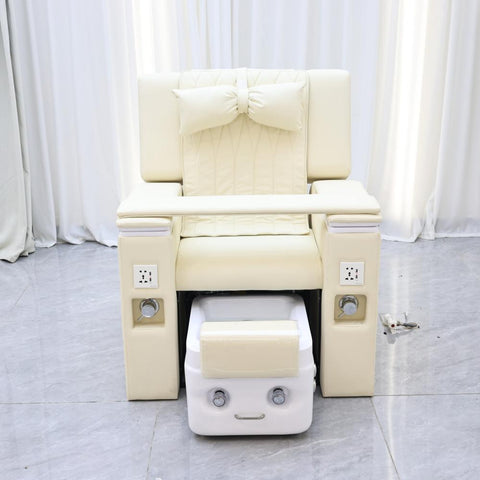SalonLand Electric Pedicure Chair Ceramic Basin without Massage Pedicure Sofa PC-86