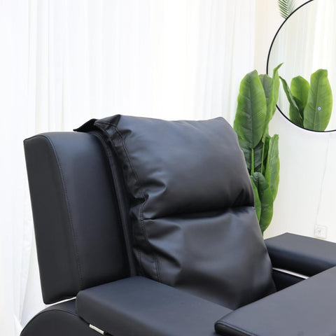 Electric Massage Reclining Foot Nail Pedicure Chair (No Pluming) With Large Armrest and Portable Basin PC-94 No plumbing