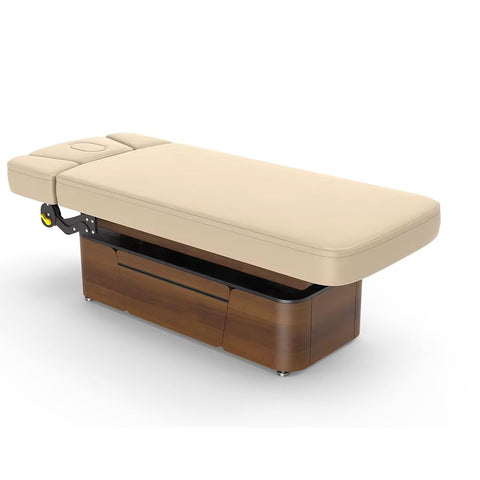 Greenlife Lynn-Heaven Electric Spa Table Lift Massage Bed with Adjustable Armrest