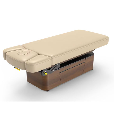 Greenlife Lynn-Heaven Electric Spa Table Lift Massage Bed with Adjustable Armrest