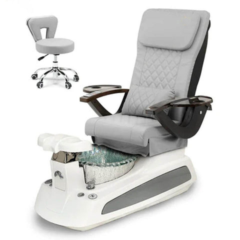 SalonLand Massage Pedicure Chair without Stool / Basin with 7-Color lights