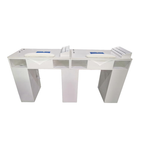 Greenlife® MDF Multi-Seats Nail Table N096 with Air Fan & UV Hole