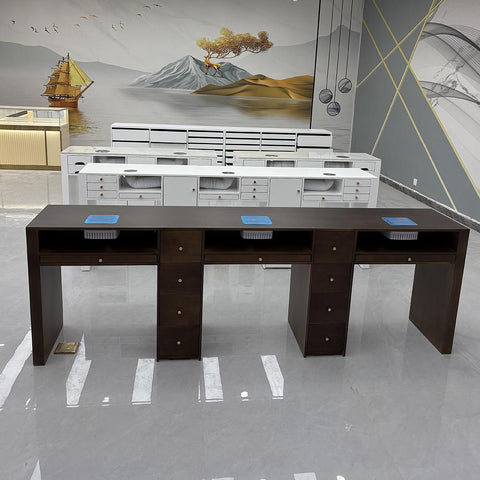 Multi-seater Manicure Table