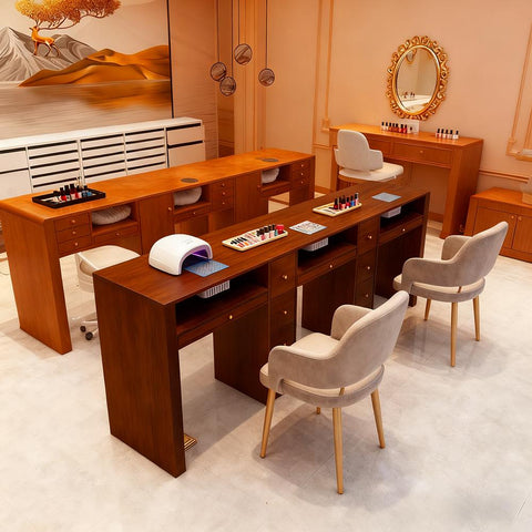 Multi-seater Manicure Table