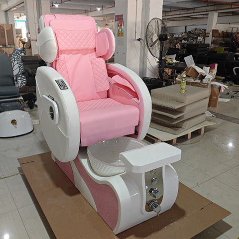 SalonLand Electric Manicure Pedicure Chair With Cup Holder