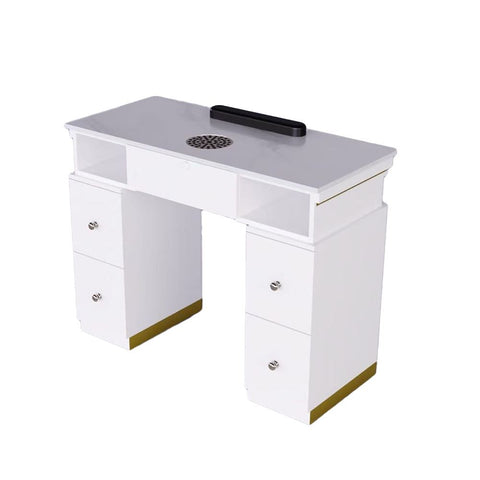 Greenlife® P-N202M 1-seat Nail Table with Air Fan & UV Hole - MDF Painted