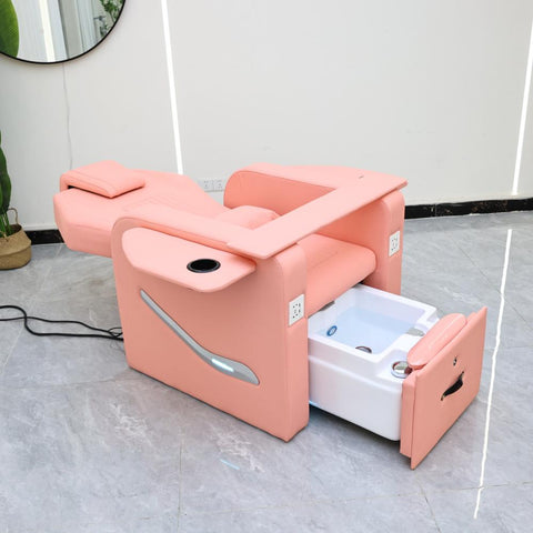 SalonLand Pedicure Chair with Ceramic Basin without Massage Pedicure Sofa PC-93