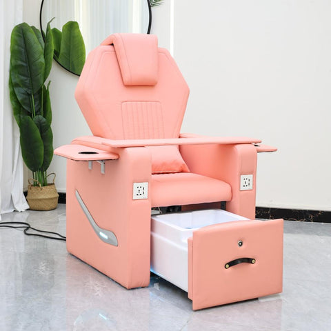 SalonLand Pedicure Chair with Ceramic Basin without Massage Pedicure Sofa PC-93