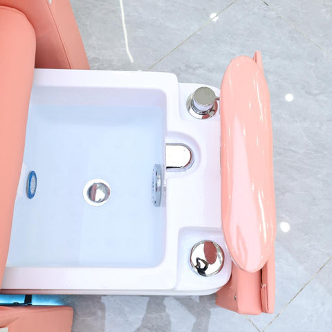 SalonLand Pedicure Chair with Ceramic Basin without Massage Pedicure Sofa PC-93
