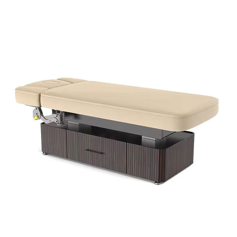 Greenlife® Wooden Multi-Function Electric Massage Bed | Adjustable Extension Spa Treatment Table DIS / DIB