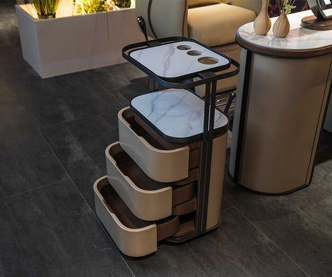 Yoocell® Glorall Salon Trolley TR2006 with 2 Trays and 2 Holder