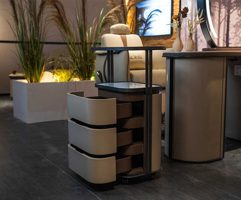 Yoocell® Glorall Salon Trolley TR2006 with 2 Trays and 2 Holder