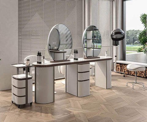 Yoocell® Glorall Salon Trolley TR2006 with 2 Trays and 2 Holder