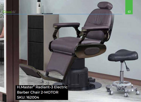 H.Master® Radiant-3 Electric Barber Chair 2-MOTOR