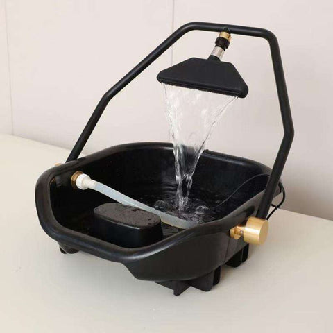 Portable Shampoo Sink with Water Pump Circulation Head Spa