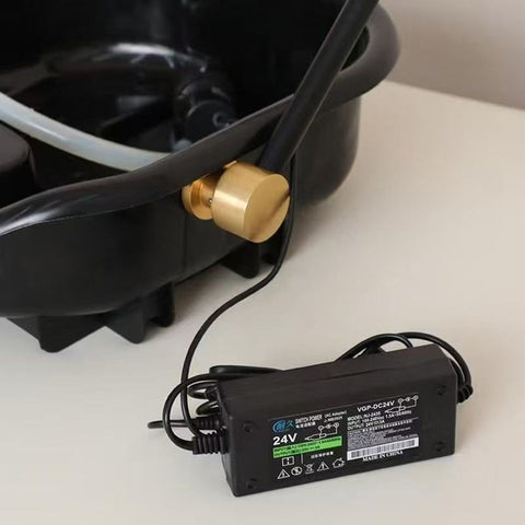 Portable Shampoo Sink with Water Pump Circulation Head Spa