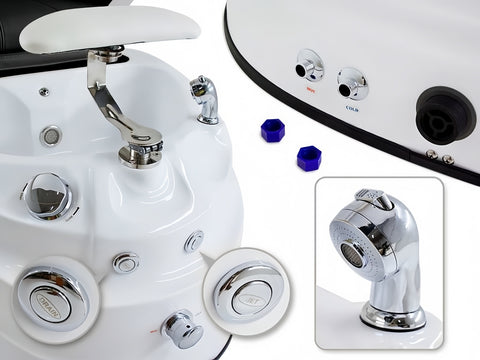 Silverfox 7-Motors Electric Foot Spa Pedicure Chair 4123B